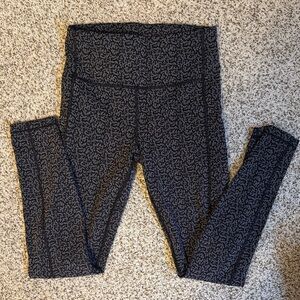 Athleta Black Patterned Leggings